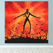 Auferstehung (gepanzerte Canvas) Leinwanddruck (Insitu (Holzboden))