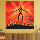 Auferstehung (gepanzerte Canvas) Leinwanddruck (Insitu (Wohnzimmer))