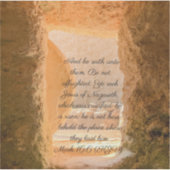 Auferstehung Jesu Christi Aufkleber (Vorderseite)