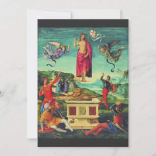 Auferstehung Jesu Christi durch Raphael Dankeskarte