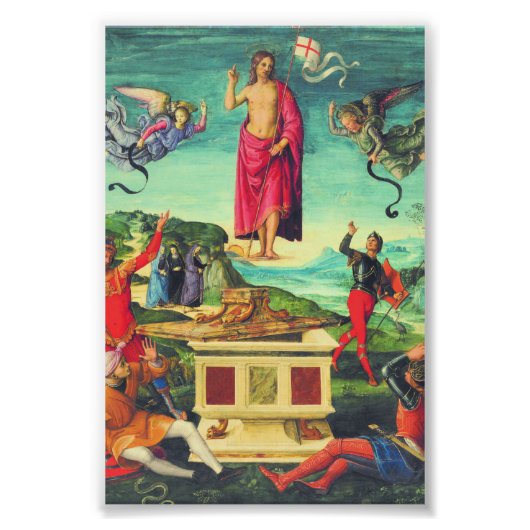 Auferstehung Jesu Christi durch Raphael Fotodruck (Vorne)