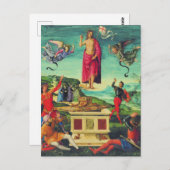 Auferstehung Jesu Christi durch Raphael Postkarte (Vorne/Hinten)