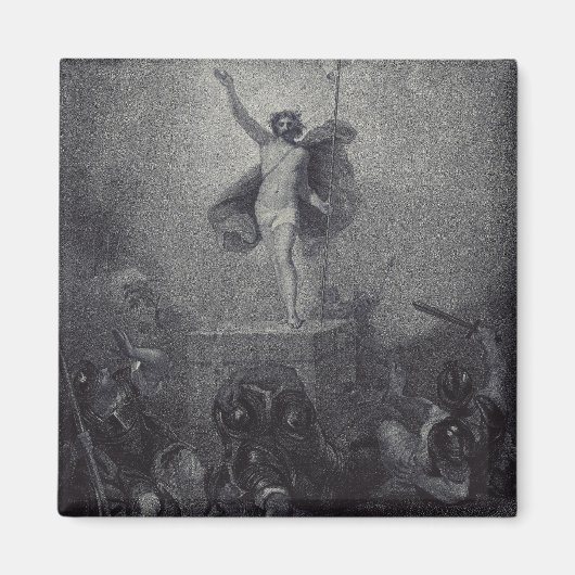 Auferstehung Jesu Christi Magnet (Vorne)