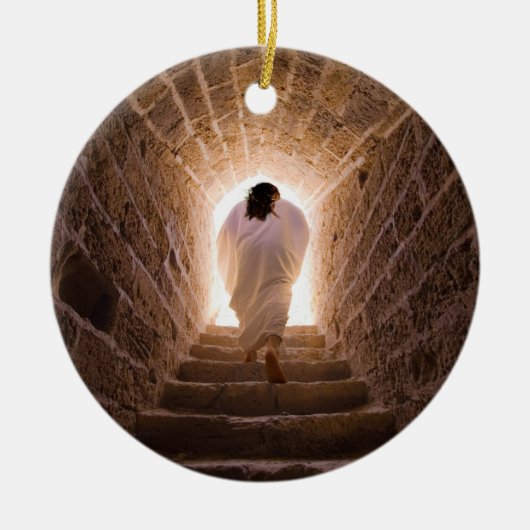 Auferstehung Jesu Christi-Ornament Keramikornament (Vorne)