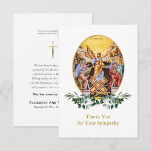 Auferstehung Jesu Christi Orthodoxe Beerdigung Dankeskarte