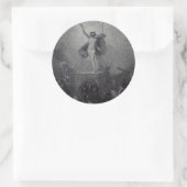 Auferstehung Jesu Christi Runder Aufkleber (Tasche)