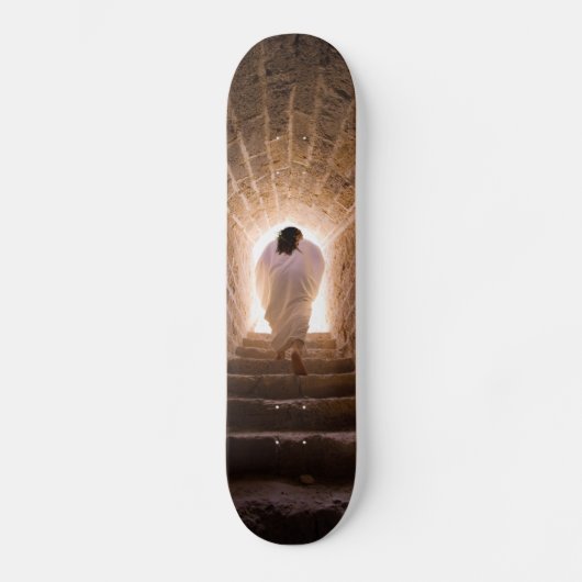 Auferstehung Jesu Christi Skateboard (Vorderseite)