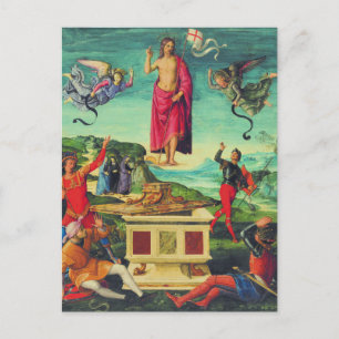 Auferstehung Jesu Christi von Raffael Postkarte