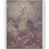 Auferstehung Jesu durch Berndt Abraham Godenhjelm Aufkleber (Vorderseite)