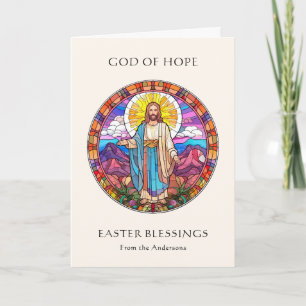 Auferstehung Jesu Religiös Katholisch Foto Ostern Feiertagskarte