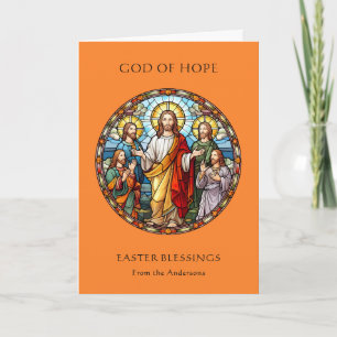 Auferstehung Jesu Religiös Katholisch Ostern Feiertagskarte
