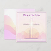 Auferstehung Jesus Christlich Feiertagskarte (Vorne/Hinten)