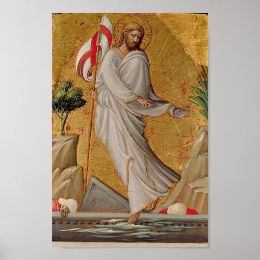 Auferstehung Jesus Christus Christlich glücklicher Poster (Vorne)