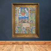 Auferstehung Ostermittelalterliches Manuskript Poster