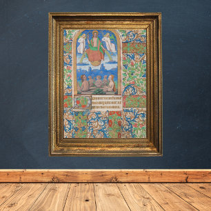 Auferstehung Ostermittelalterliches Manuskript Poster