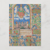 Auferstehung Ostermittelalterliches Manuskript Postkarte (Vorderseite)