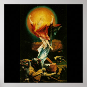 Auferstehung von Christus - Plakat - schwarzer