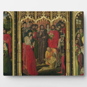 Auferstehung von Lazarus Triptych; Aufziehen von L Fotoplatte