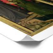 Auferstehung von Lazarus Triptych; Aufziehen von L Poster (Ecke)