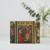 Auferstehung von Lazarus Triptych; Aufziehen von L Postkarte (Stehend Vorderseite)