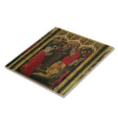 Auferstehung von Lazarus-Triptychon; Das Anheben Fliese (Seite)