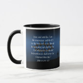 Auferstehungs-und Leben-Bibel-Vers-Kaffee-Tasse Tasse (Links)