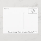 Auferstehungsbucht in Seward, Alaska Postkarte (Rückseite)