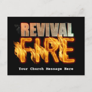 Auferstehungsfeuer Evangelisation christliche Kirc Postkarte
