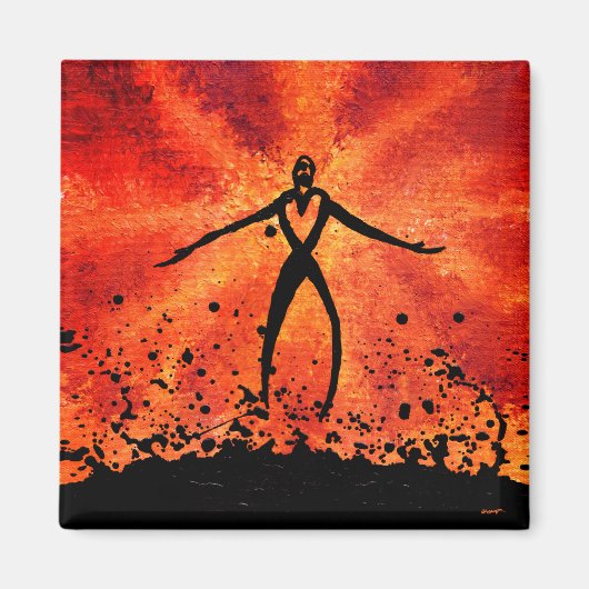 Auferstehungsmagnet Magnet (Vorne)