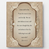 Auferstehungsschrift, John 11-25, 26 Fotoplatte (Vorderseite)