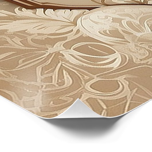 Auferstehungsschrift, John 11-25, 26 Poster (Ecke)