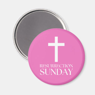 Auferstehungssonntag Kreuz Christliches Osterfest Magnet