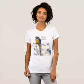 Auffallend gefährdete Makrelenwasserfarbe T-Shirt (Vorne ganz)