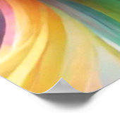 Auffallend große Augen Poster (Ecke)