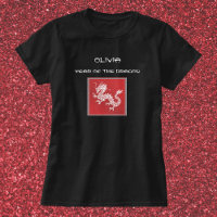 Auffallend Rot und Weiß Jahr des Drachen