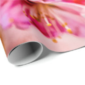 Auffallende Blume aus rosa Sakura Geschenkpapier (Rolleneckpunkt)