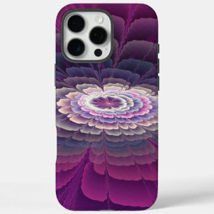 Auffallende Blumenfarbige Abstrakte Fraktal-Kunst iPhone 16 Pro Max Hülle