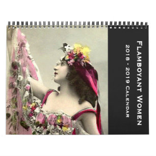 Auffallende Frauen 12 Monate ab September 2018 Kalender