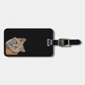 Auffallende Fuchs Gepäckanhänger (Vorderseite horizontal)