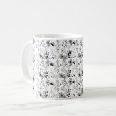 Auffallende monochrome Tea-Tasse Kaffeetasse (Vorderseite Links)