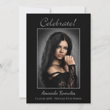 Auffallende Partei für das Schwarze und Weiße Foto