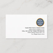 Auffallende Pfeilspitzen Stripe Layers CEO Visitenkarte (Rückseite)