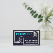 Auffallende Silber-Pipe-Grenze Visitenkarte (Stehend Vorderseite)