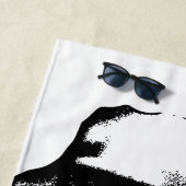 Auffallende Silhouette Strandtuch (Beispiel)