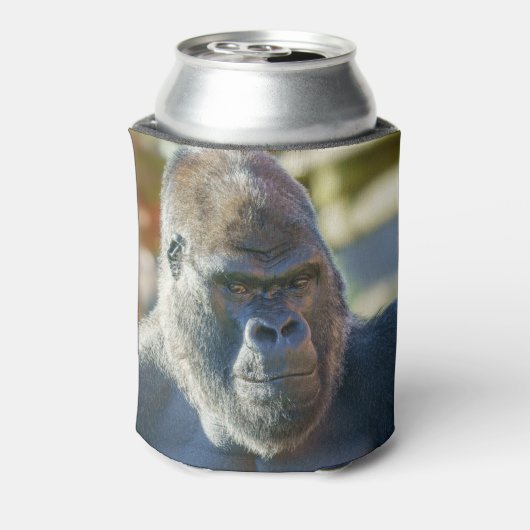 Auffallende Silverback Dosenkühler (Kanne Rückseite)