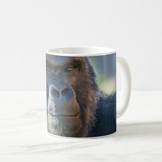 Auffallende Silverback Kaffeetasse (VorderseiteRechts)
