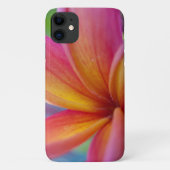 Auffallende tropische Plumeria-Blume Case-Mate iPhone Hülle (Rückseite)