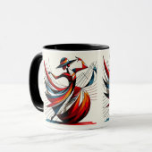 Auffallende visuelle Kunst #12 Tasse (Vorderseite Links)