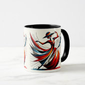 Auffallende visuelle Kunst #12 Tasse (VorderseiteRechts)