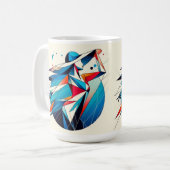 Auffallende visuelle Kunst #15 Kaffeetasse (Vorderseite Links)